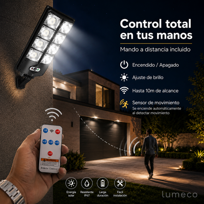Foco Solar LED UltraPotente Lumeco™