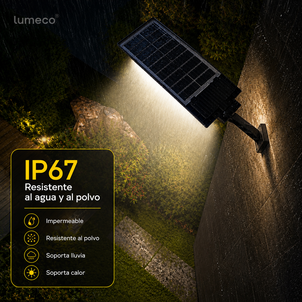 Foco Solar LED UltraPotente Lumeco™
